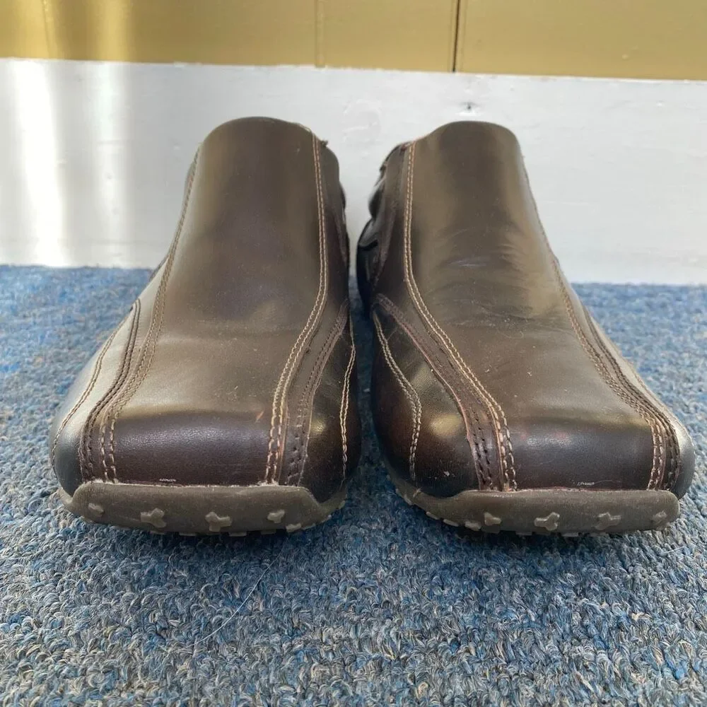 Aldo men 13 slip on leather casual shoes black